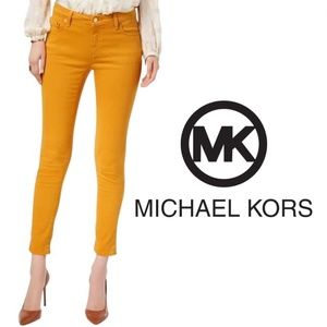Michael Kors Izzy Skinny Mustard Jeans